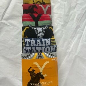 Yellowstone Graphic Socks Set